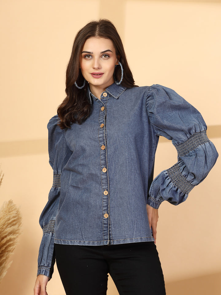 Women Opaque Casual Shirt