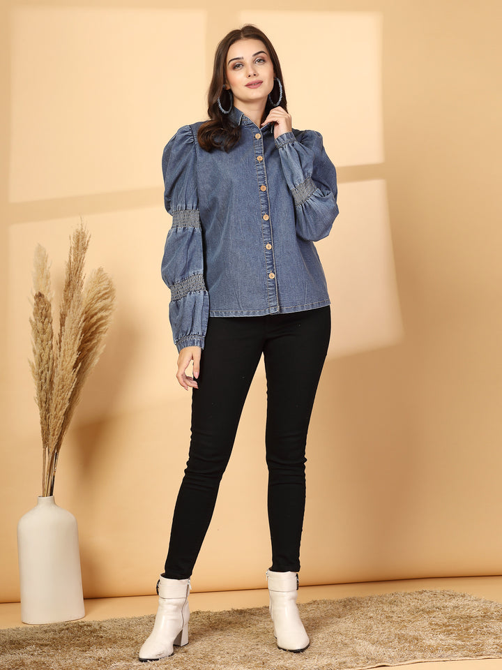 Women Opaque Casual Shirt