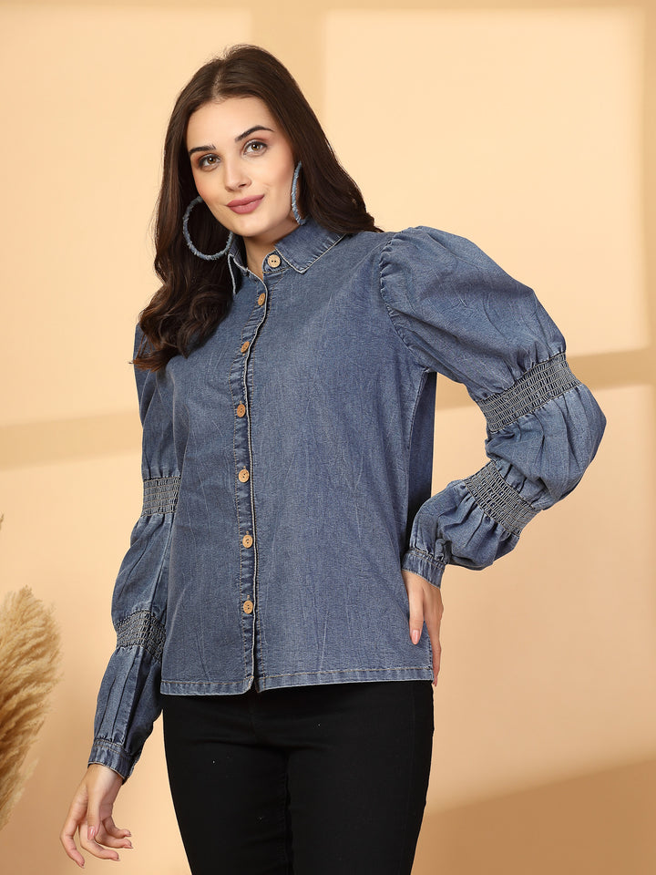 Women Opaque Casual Shirt