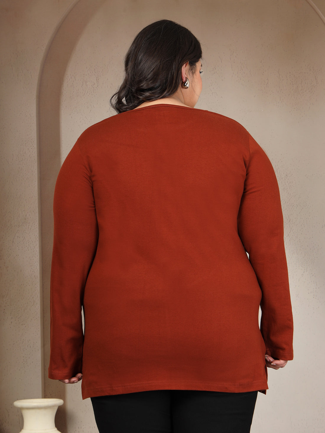 Plus Size Wine T-shirt