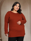 Plus Size Wine T-shirt