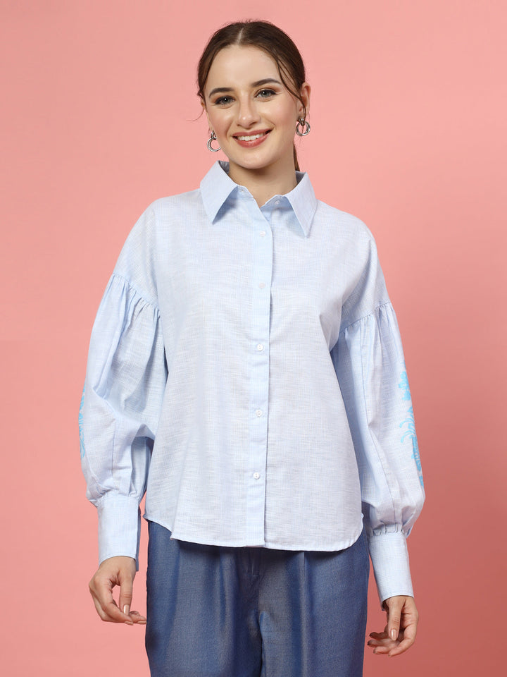 Women Opaque Casual Shirt