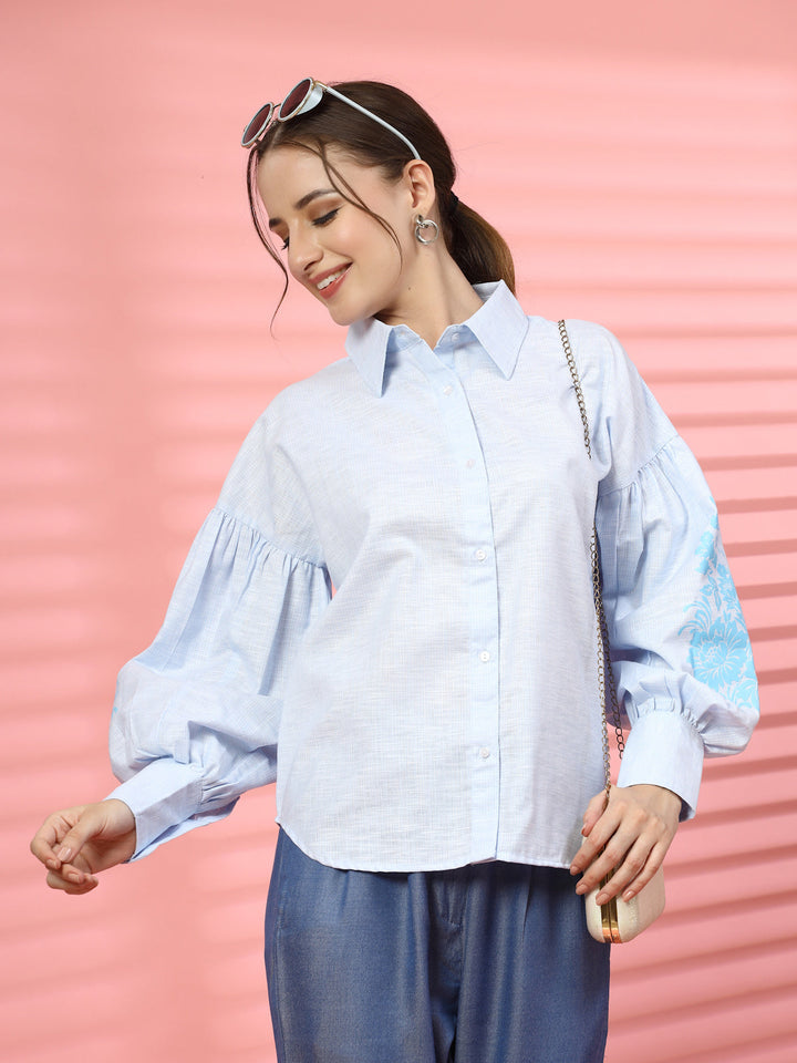 Women Opaque Casual Shirt