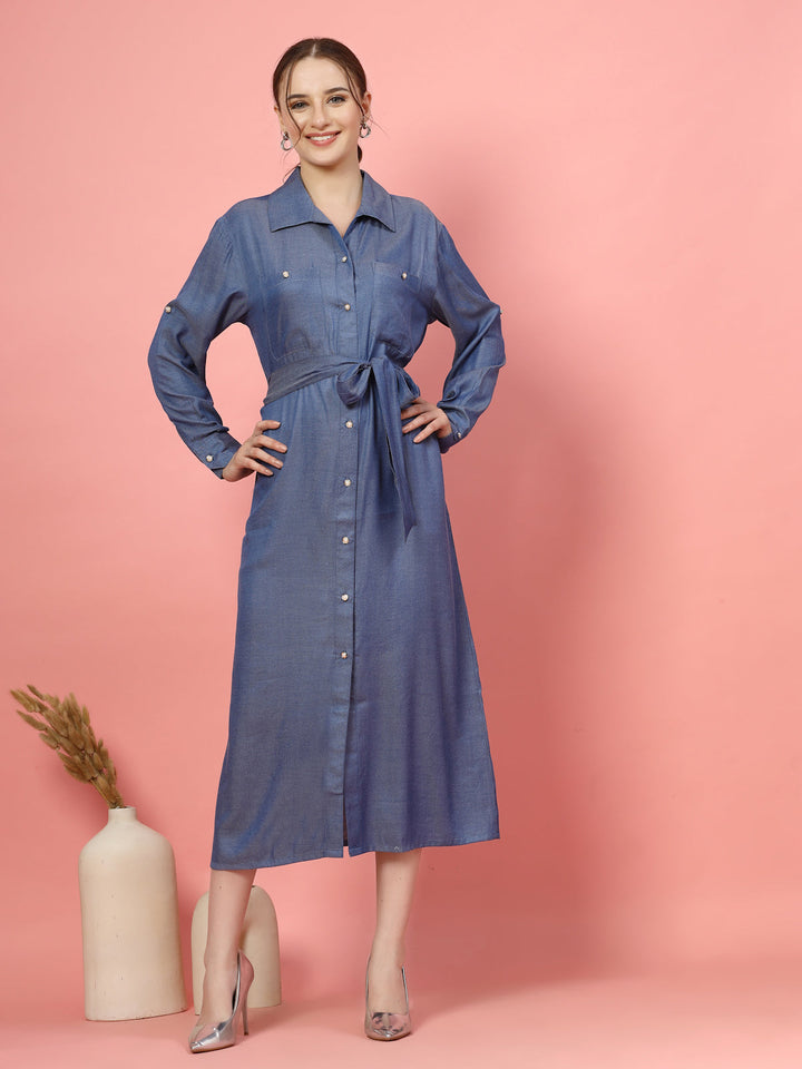 Shirt Midi Dress