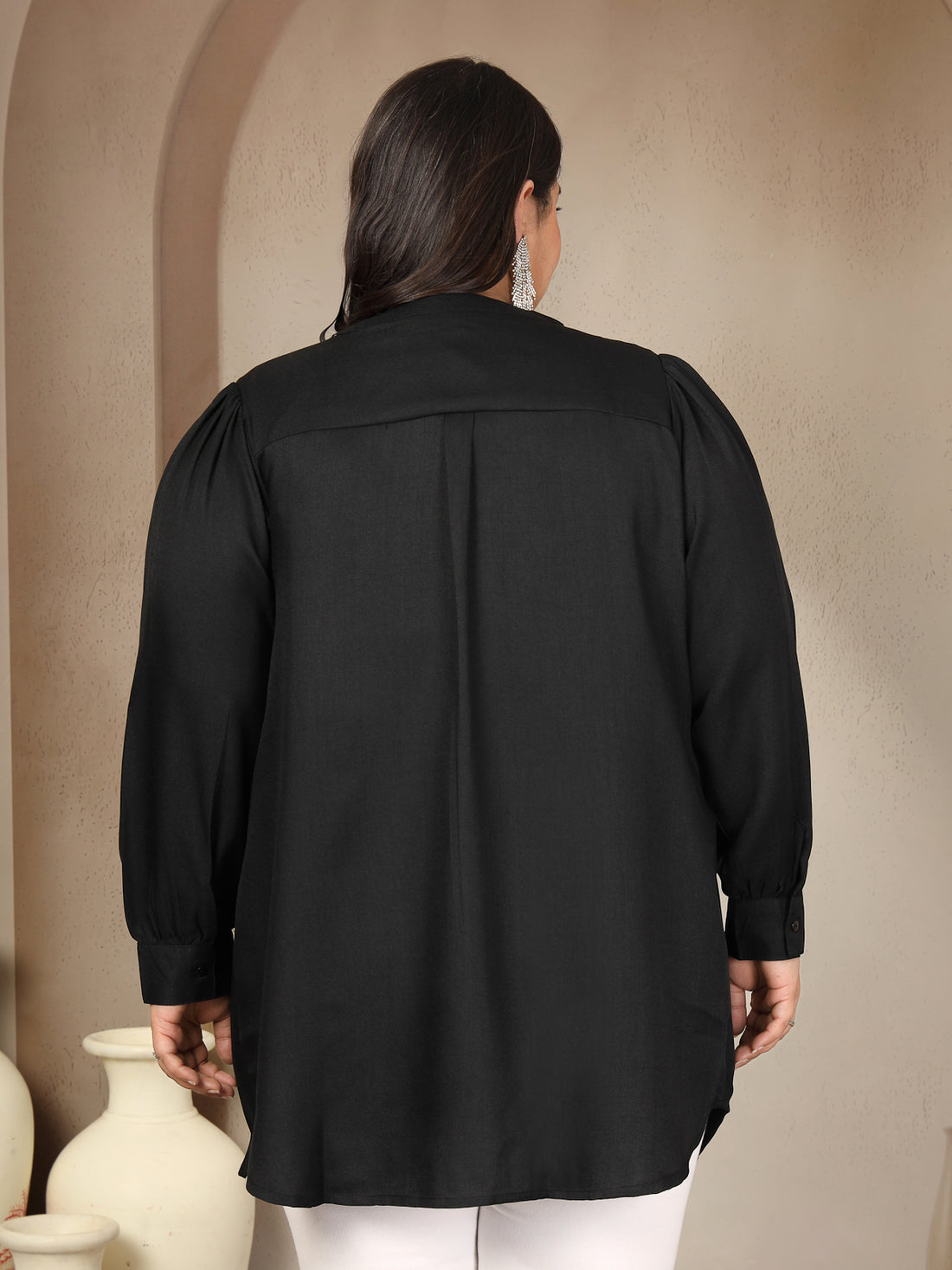 Plus Size Swarovski Embellished Tunic