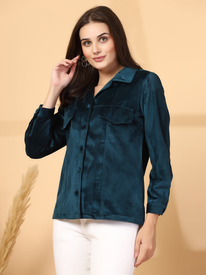 Women Open Front Jacket