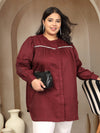 Plus Size Swarovski Embellished Tunic