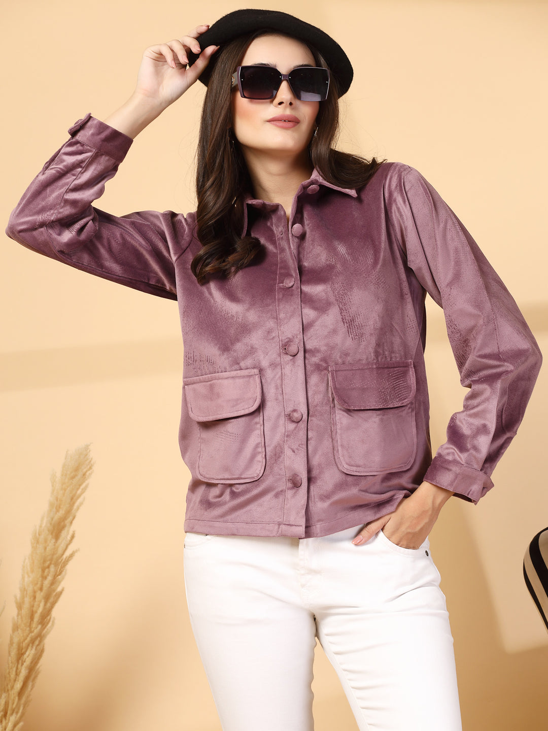 Women Open Front Jacket