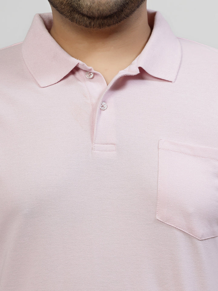 Polo Collar Pure Cotton Pocket Cotton T-shirt