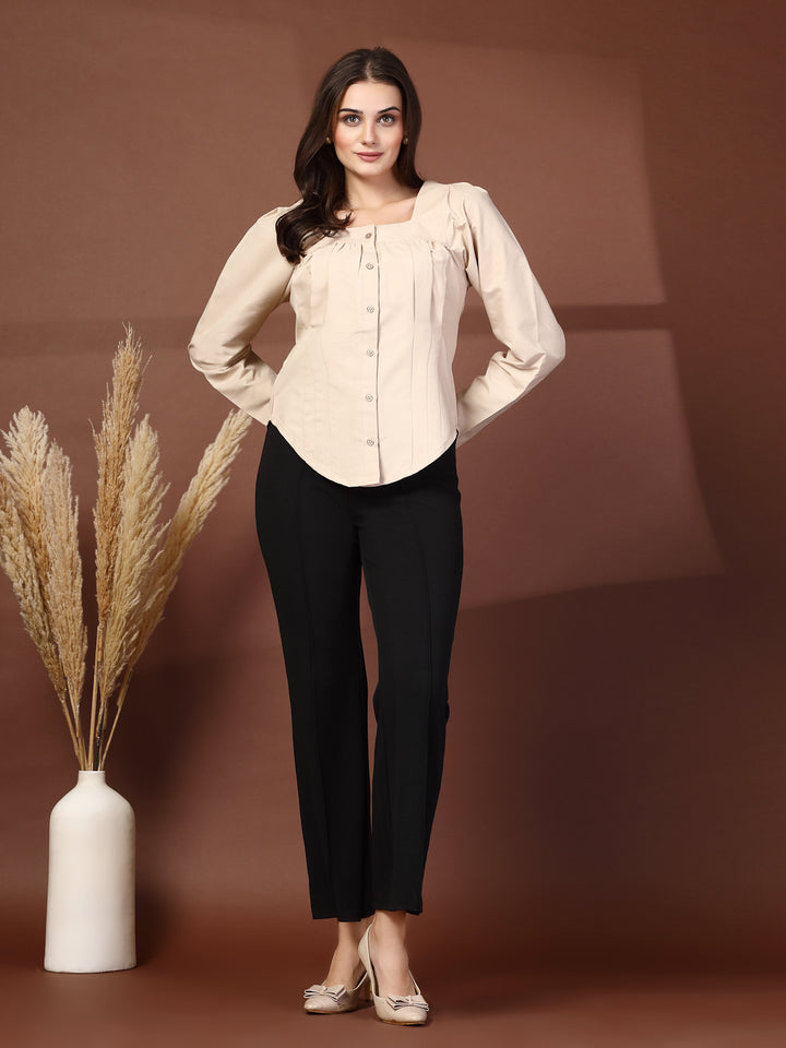 Women Opaque Casual Shirt