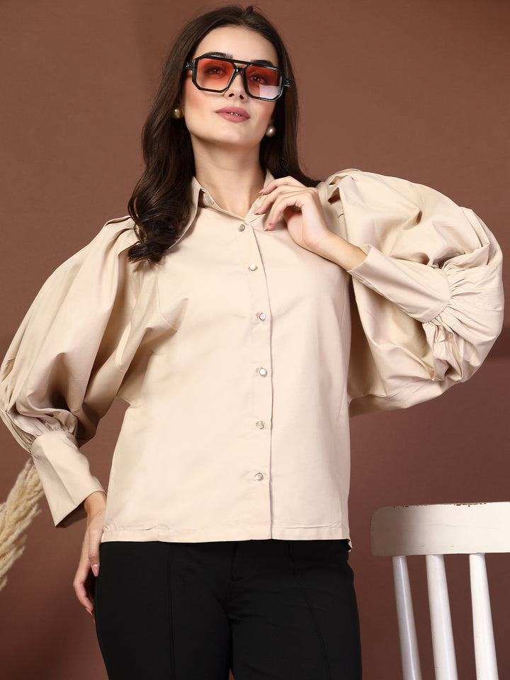 Women Opaque Casual Shirt