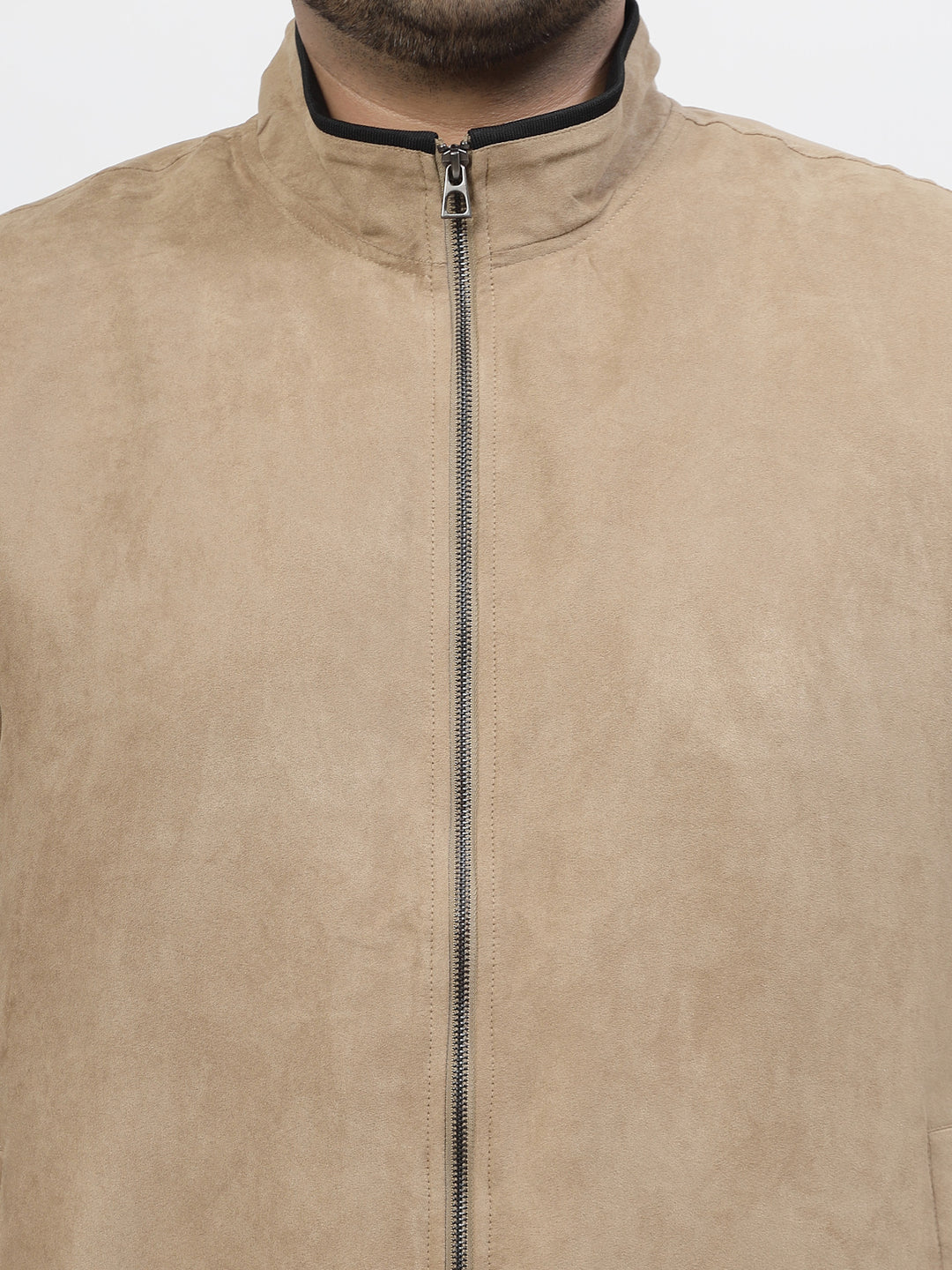 Men Open Front Jacket