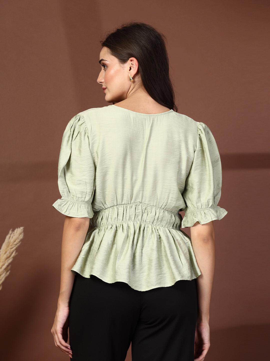 Women Gathered or Pleated Top