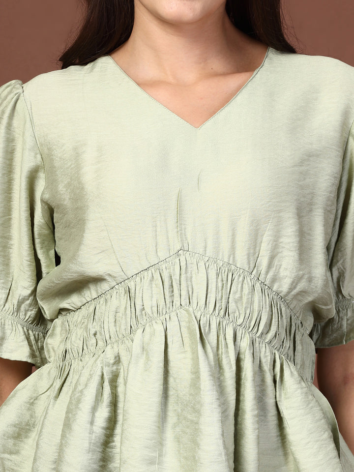 Women Gathered or Pleated Top