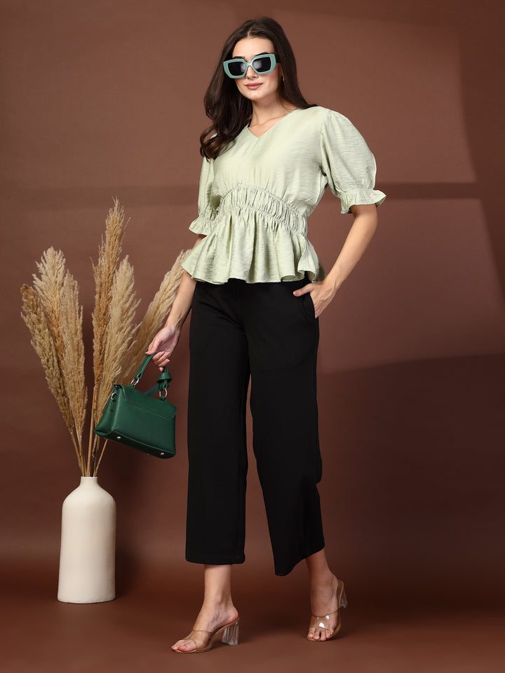 Women Gathered or Pleated Top