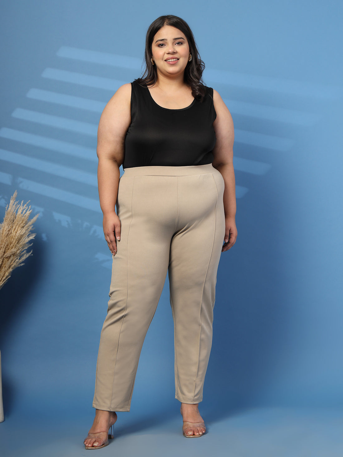 Plus Size Relaxed Fit Slip-On Jeggings