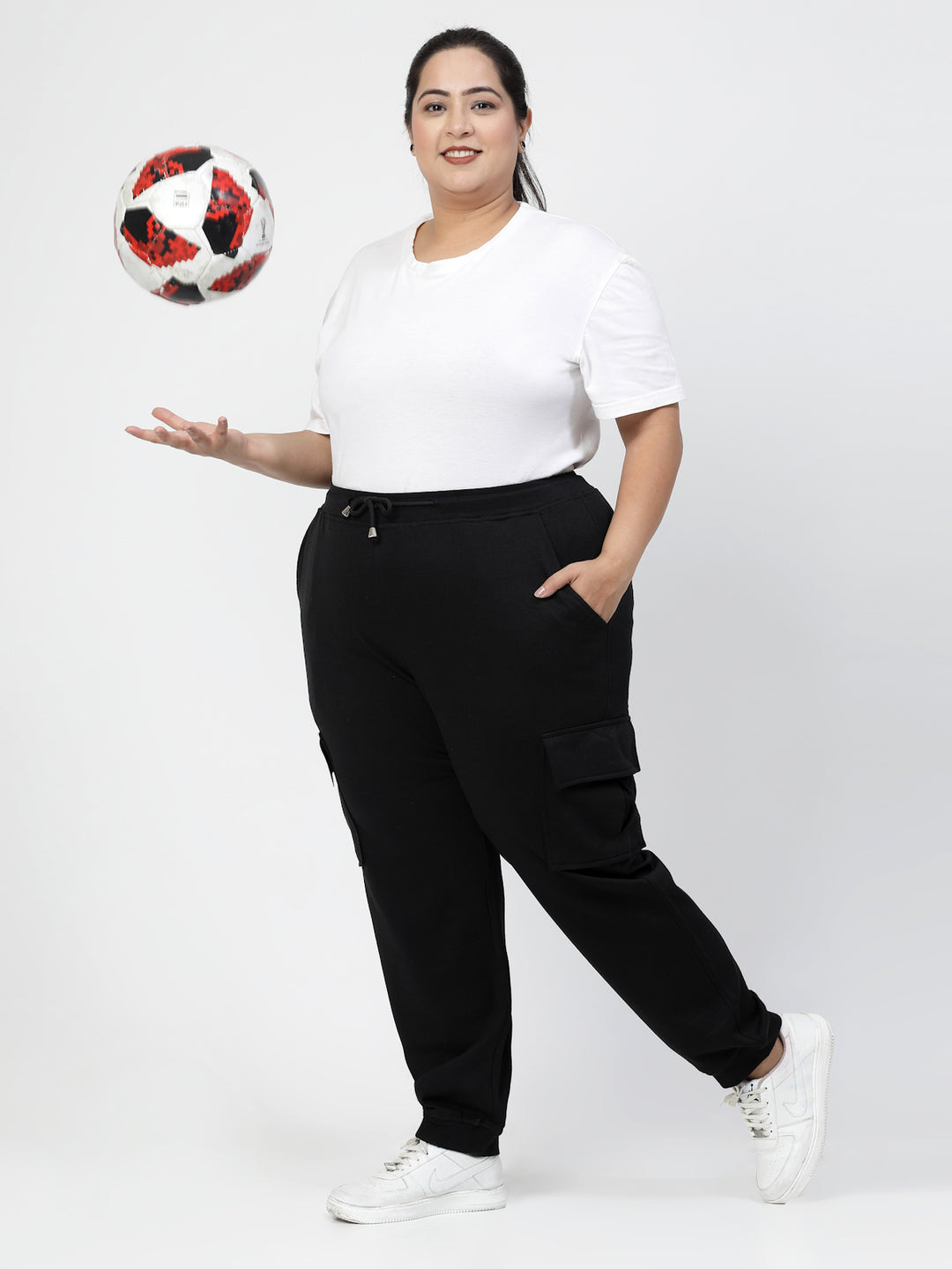 Women Plus Size Cotton Joggers