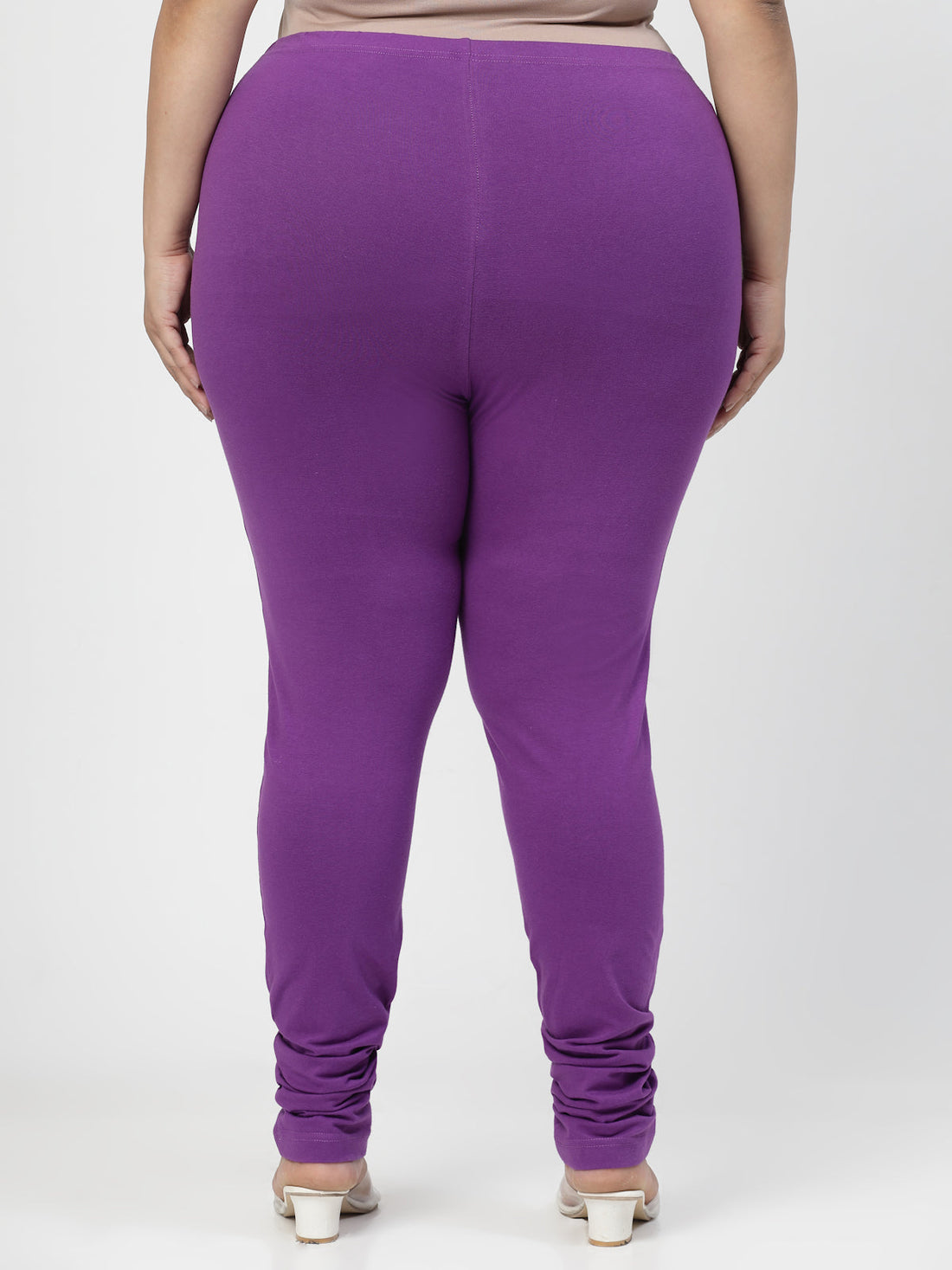 Pink Churidar Leggings