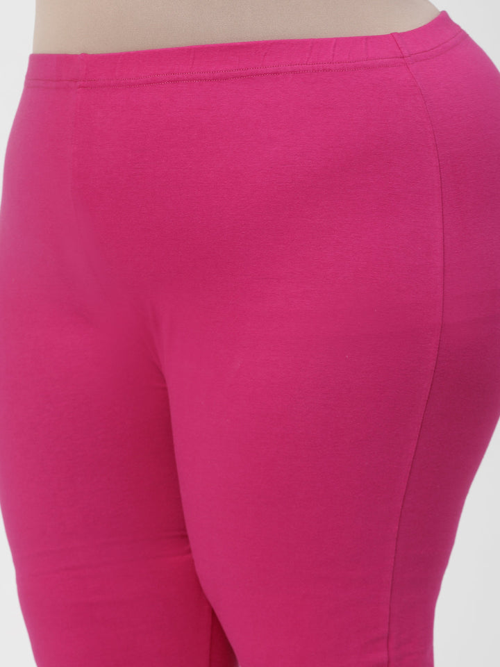 Pink Churidar Leggings