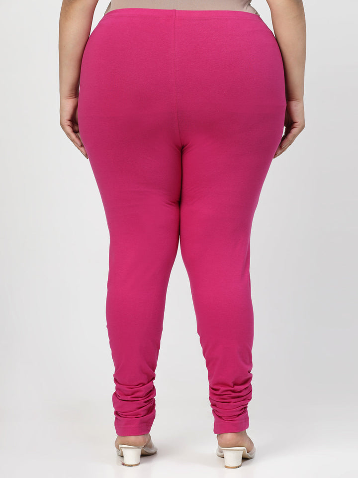 Pink Churidar Leggings