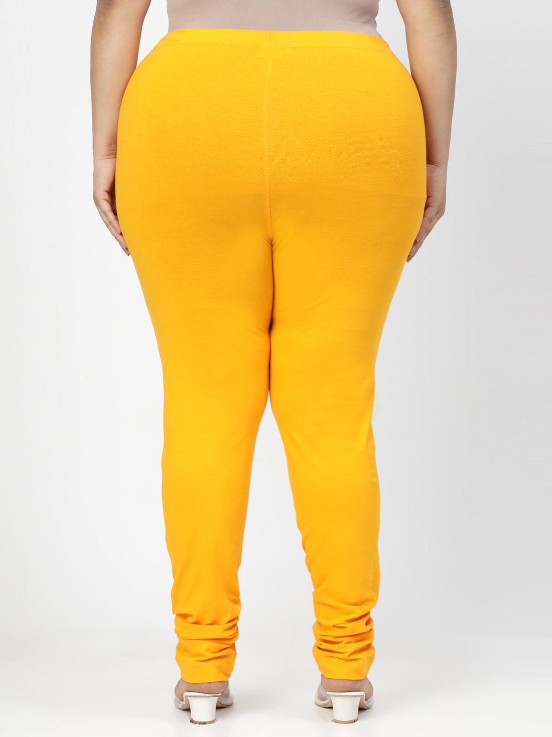 Mustard Churidar Leggings