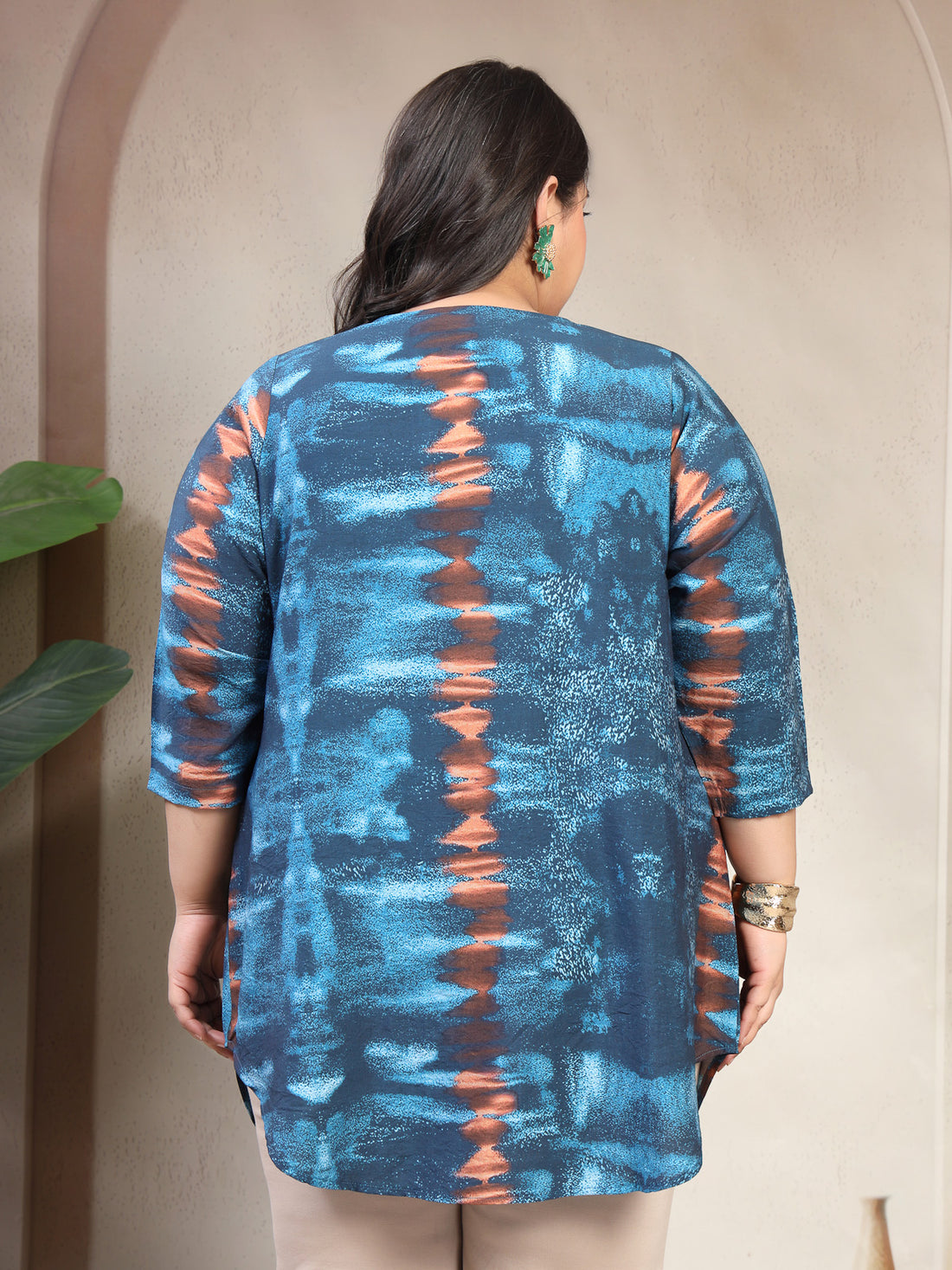 Plus Size Tie and Dye Top