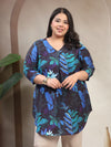 Plus Size Floral Print Top