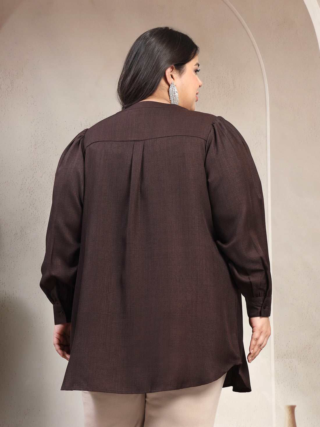 Plus Size Swarovski Embellished Tunic