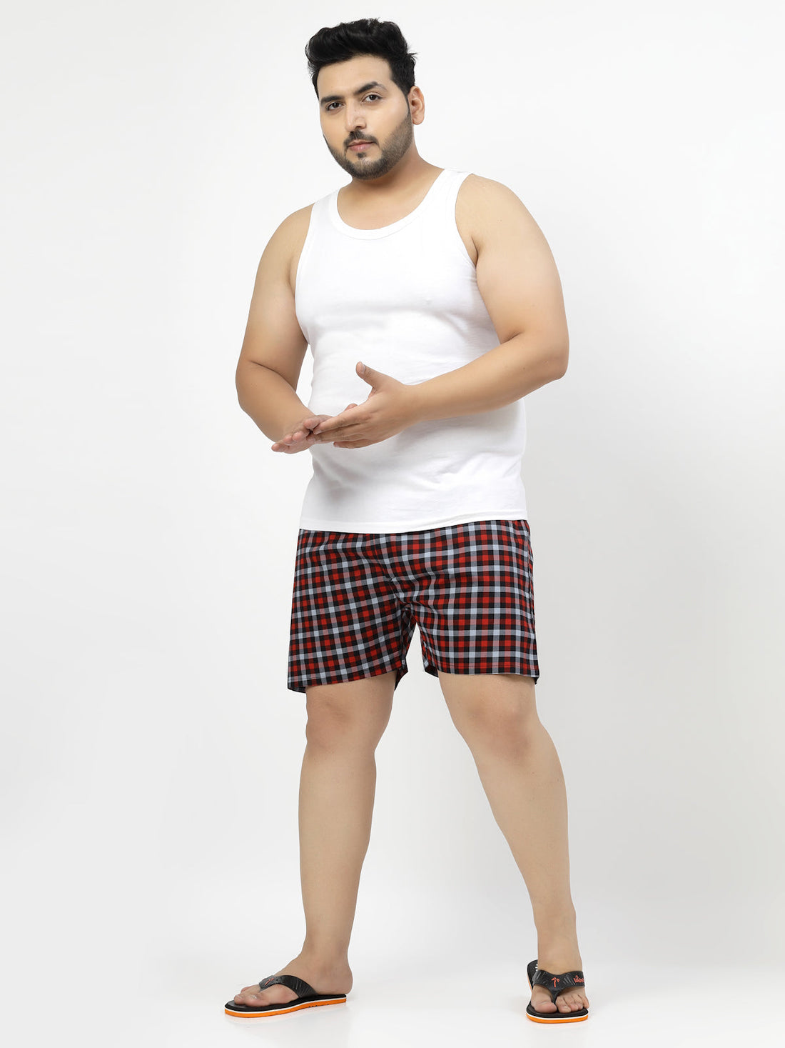 Checked Pure Cotton Boxer