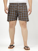 Checked Pure Cotton Boxers