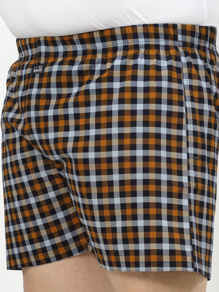 Checked Pure Cotton Boxers