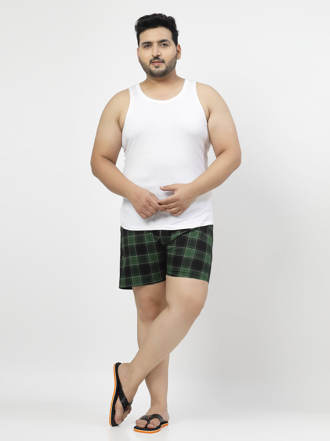 Checked Pure Cotton Boxers