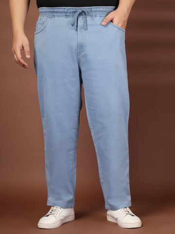 Plus Size Comfort Mid-Rise Regular Fit Stretchable Jeans