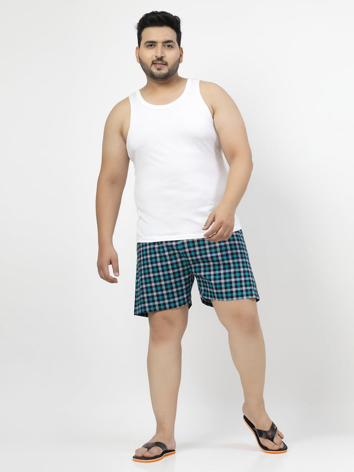 Checked Cotton Boxers