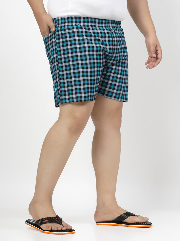 Checked Cotton Boxers