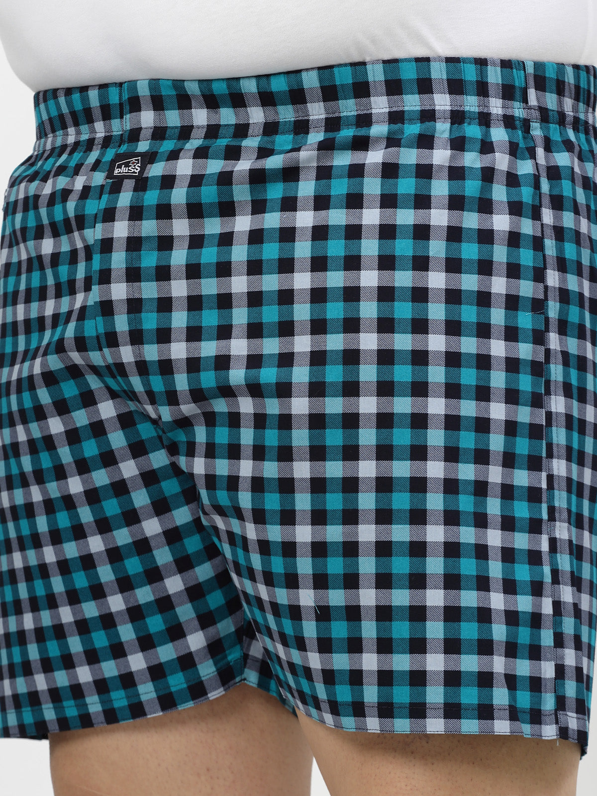 Checked Cotton Boxers