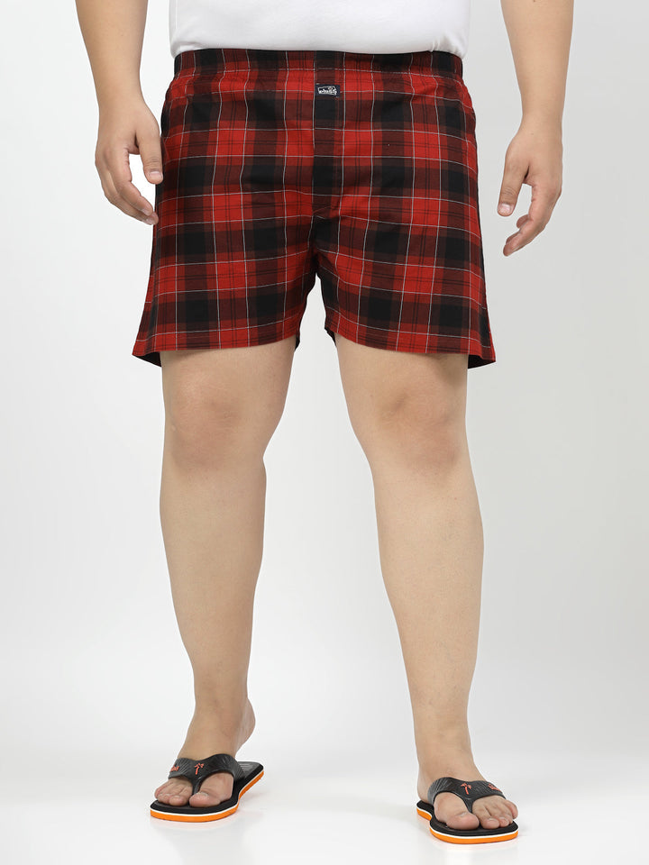 Pure Cotton Checked Boxers