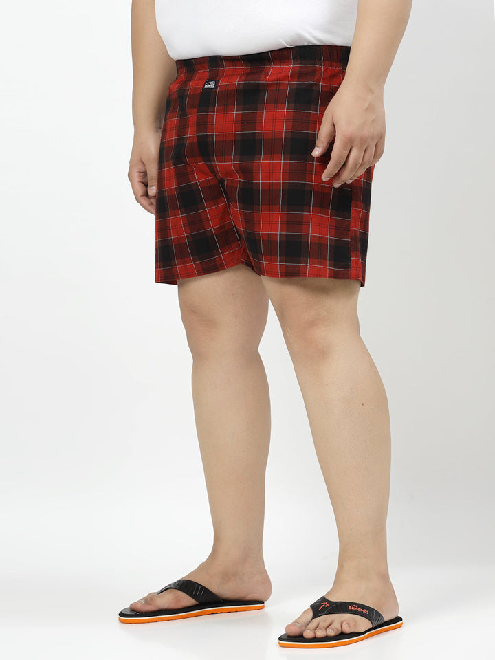 Pure Cotton Checked Boxers