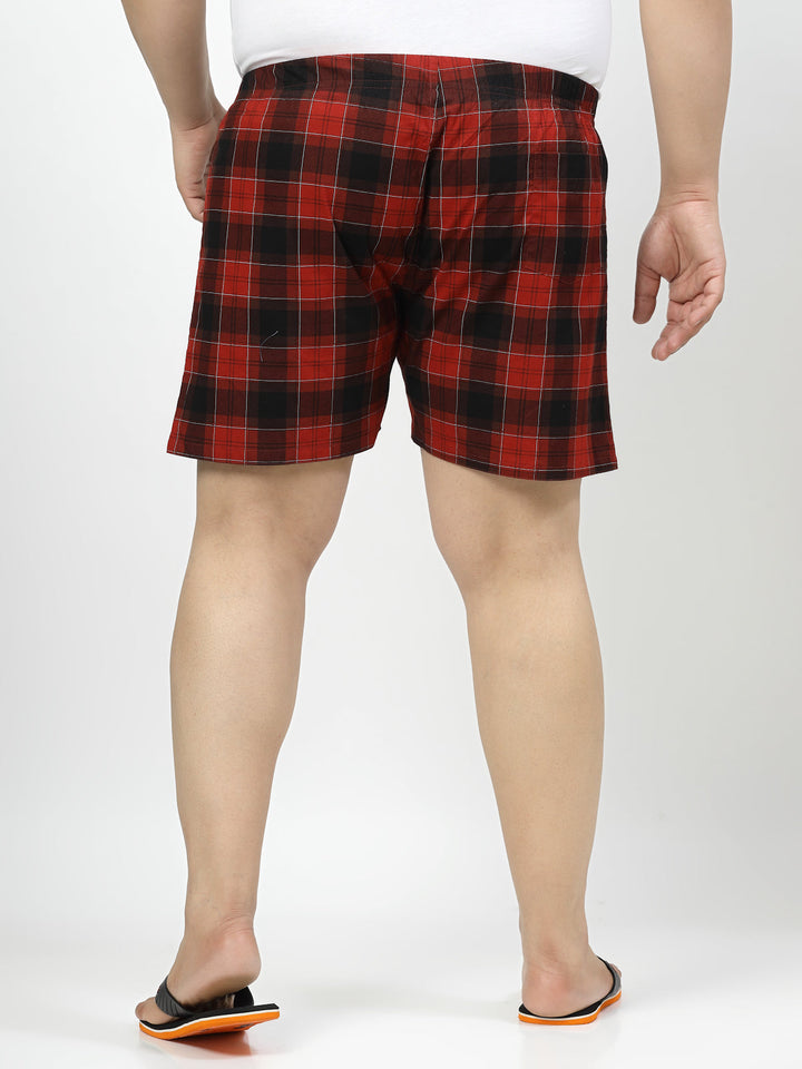 Pure Cotton Checked Boxers