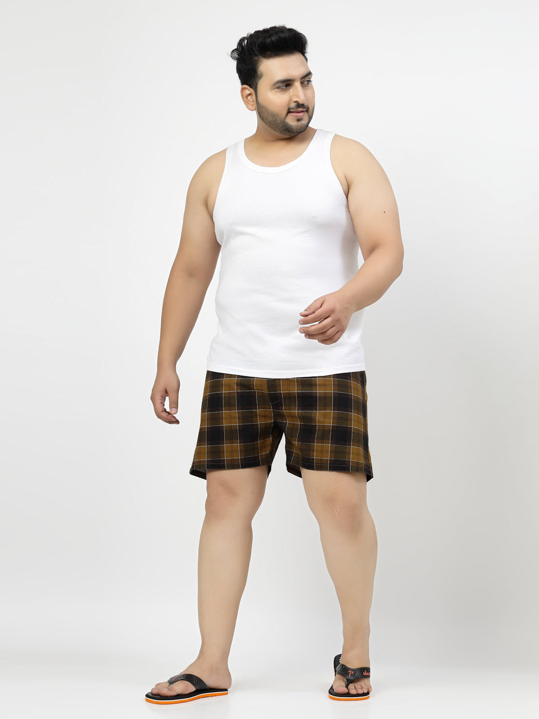 Pure Cotton Checked Boxers