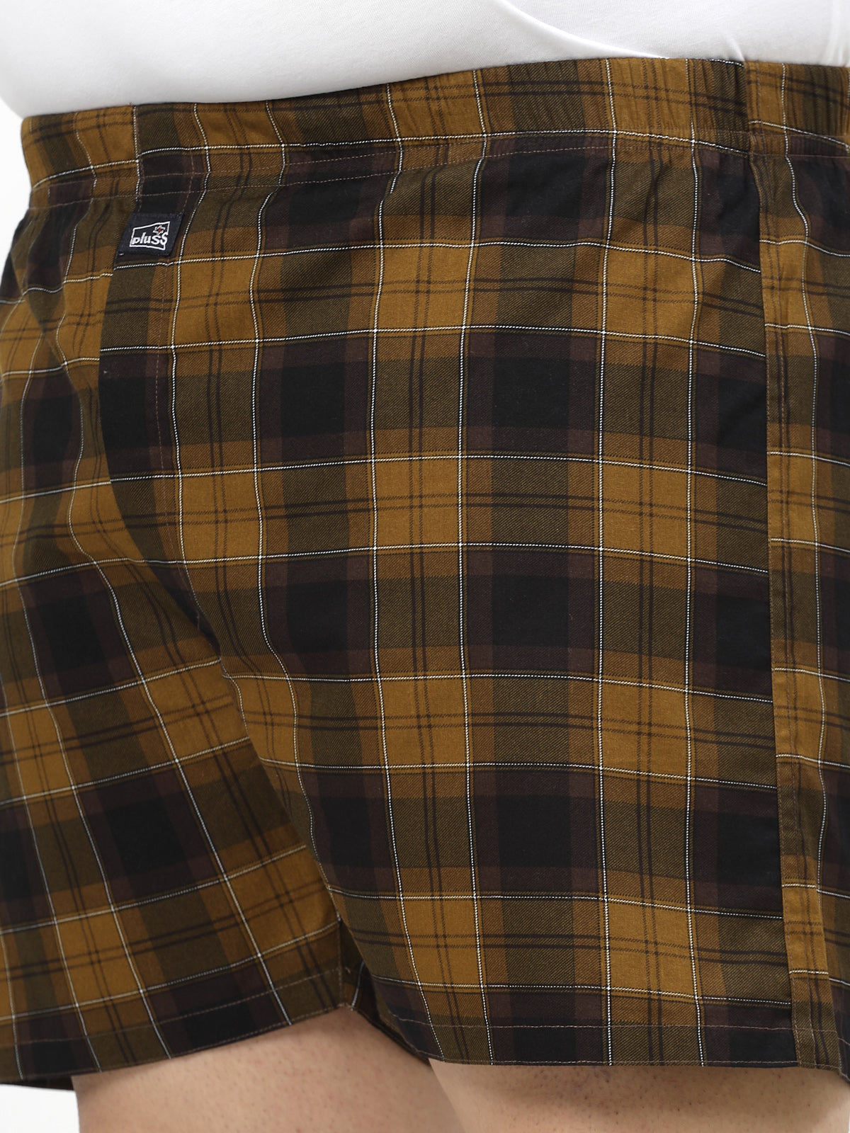 Pure Cotton Checked Boxers