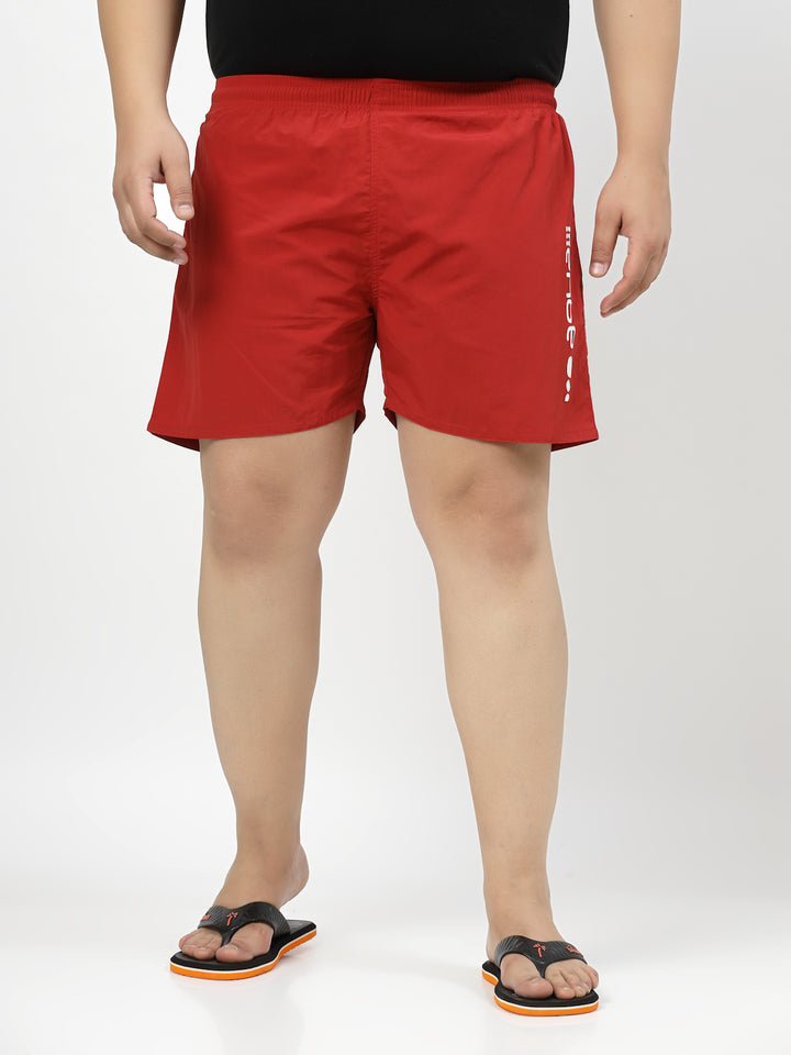 Men Mid Rise Regular Fit Shorts