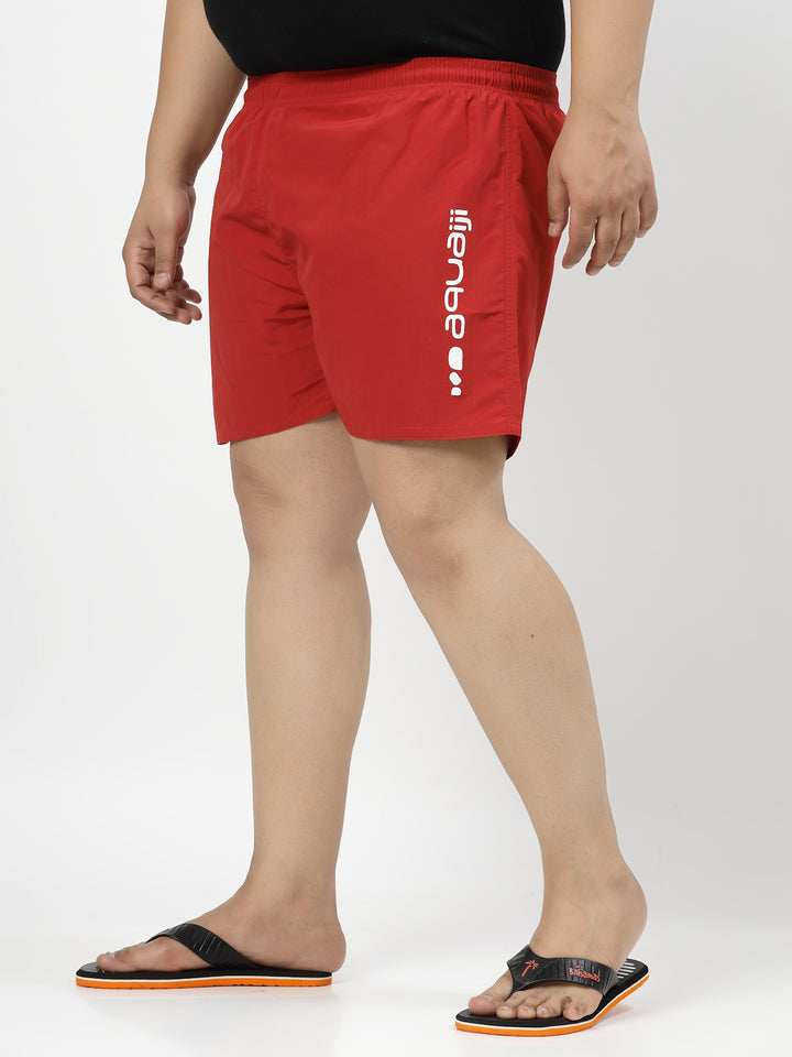 Men Mid Rise Regular Fit Shorts