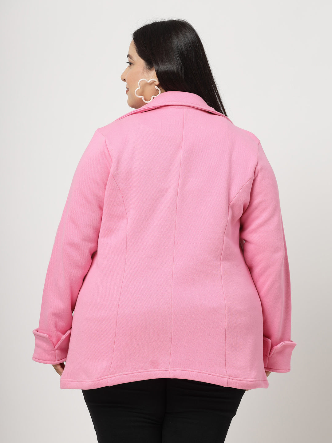 Women Fleece Tailored Jacket