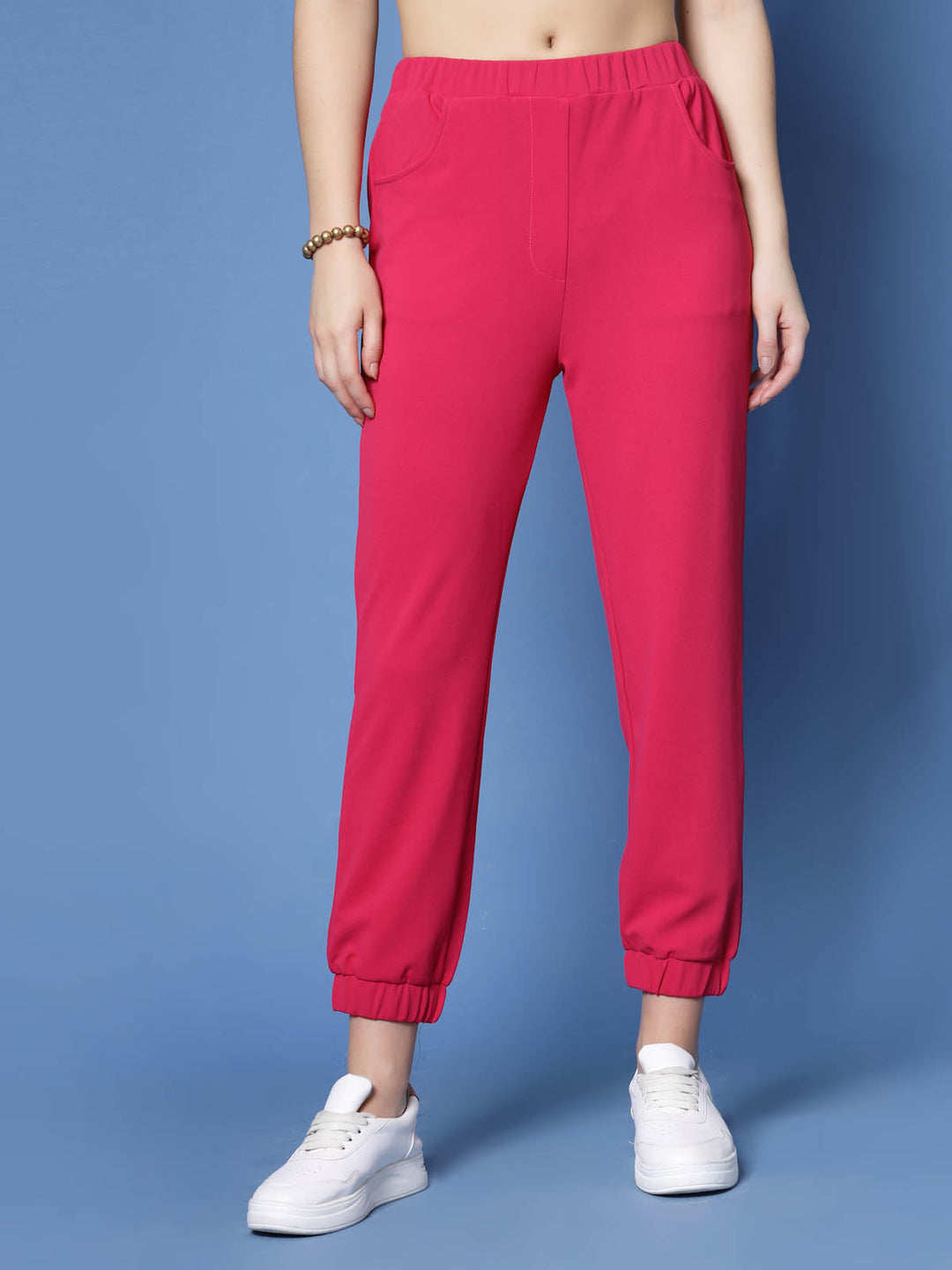 Women Pink Joggers Trousers