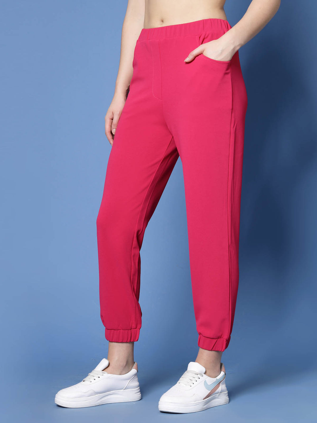 Women Pink Joggers Trousers