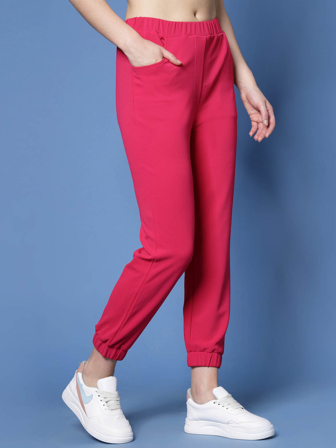 Women Pink Joggers Trousers