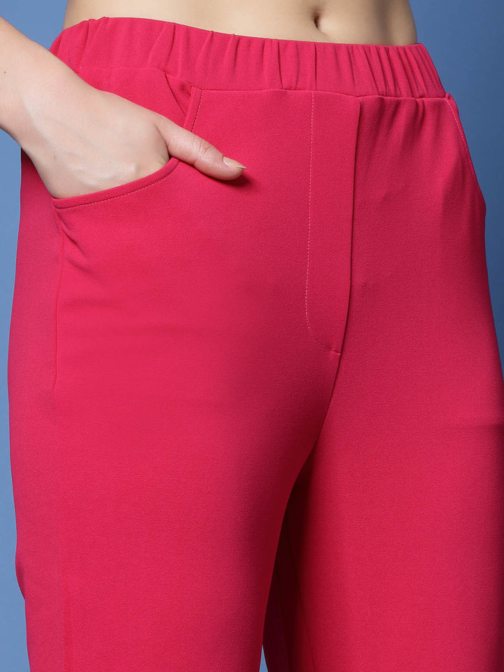 Women Pink Joggers Trousers