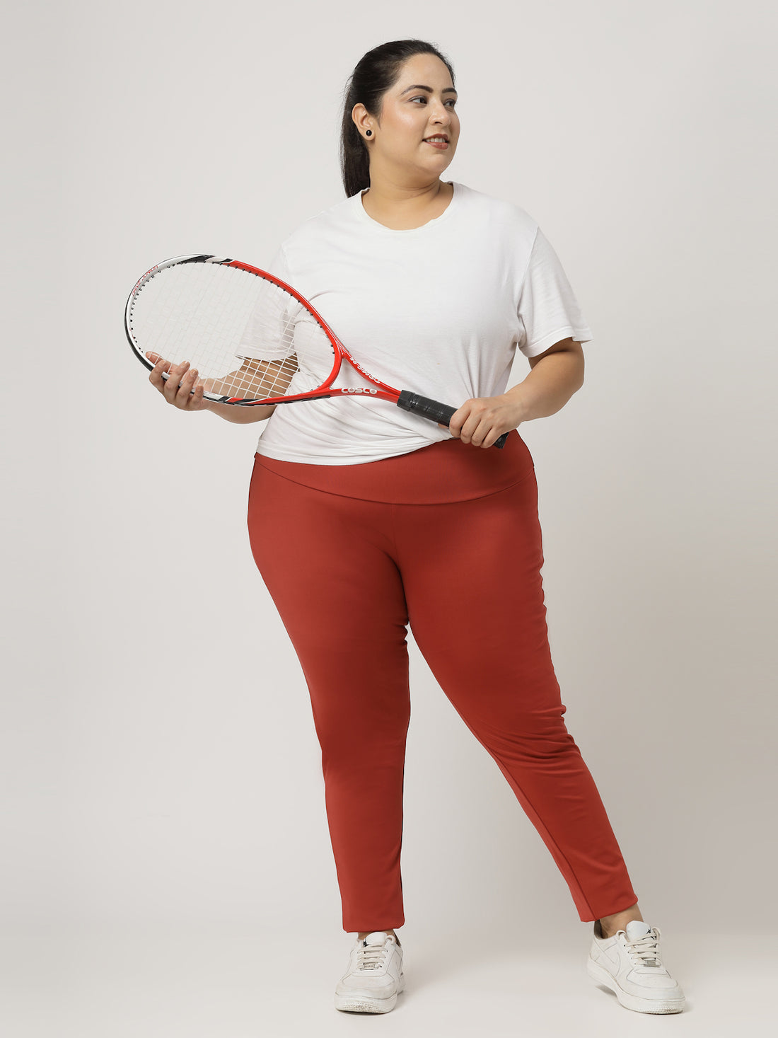 Women Ankle-Length Plus size Gym Tights