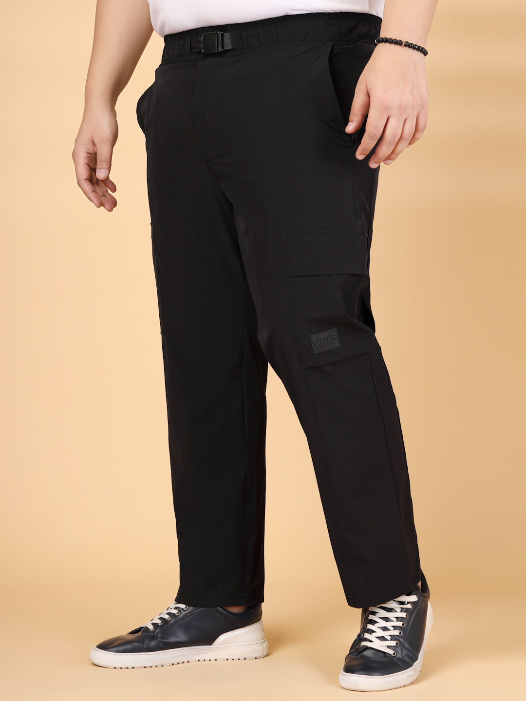 Plus Size Nylon Street Cargo Weightless Jogger - Main Image